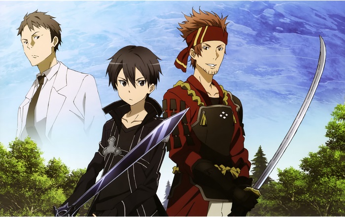Kirito and Klein from Sword Art Online