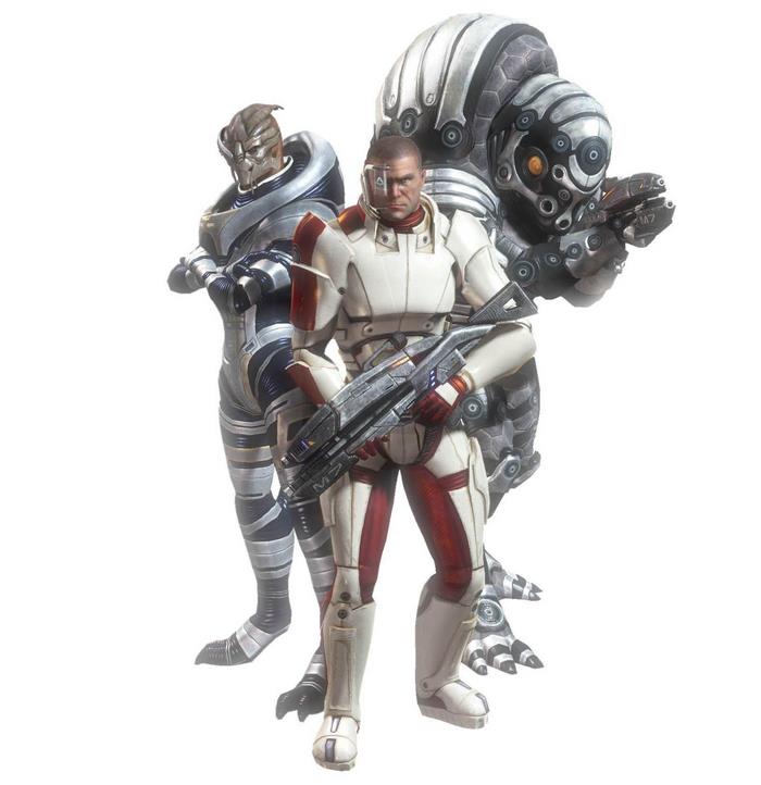 Garrus Vakarian and Commander Shepard from Mass Effect