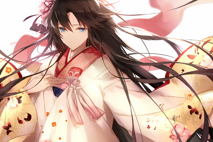 Shiki Ryougi in Kimono