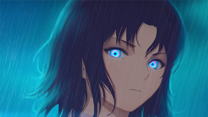 Shiki Ryougi in the Rain