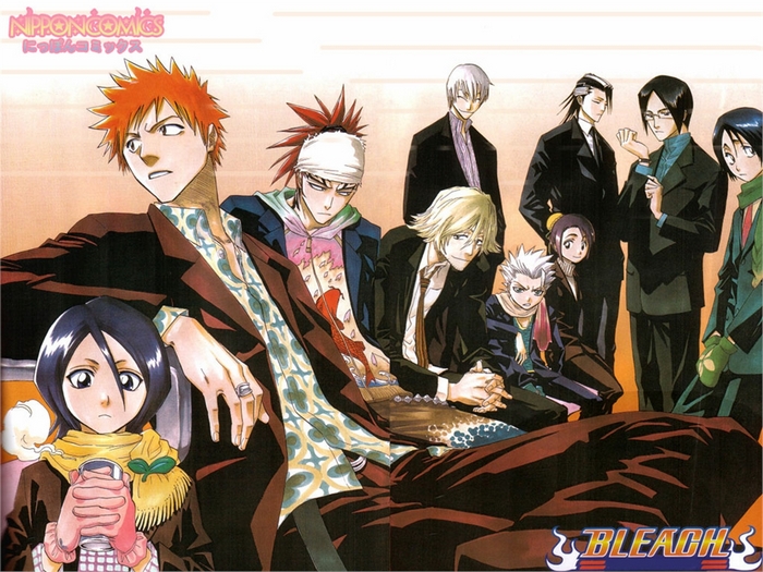Bleach characters in suits