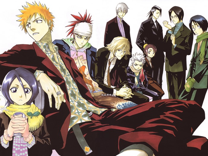 Momo Hinamori and other Bleach characters