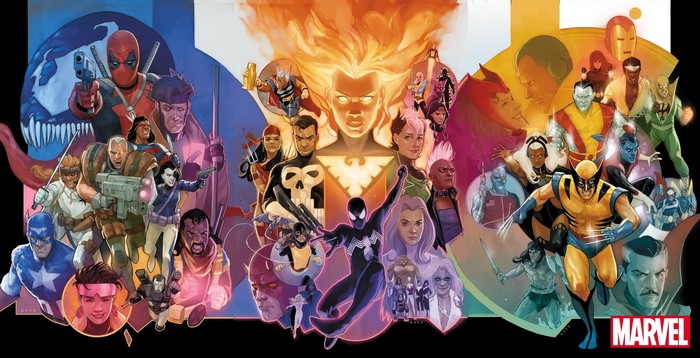 Marvel Characters Assemble