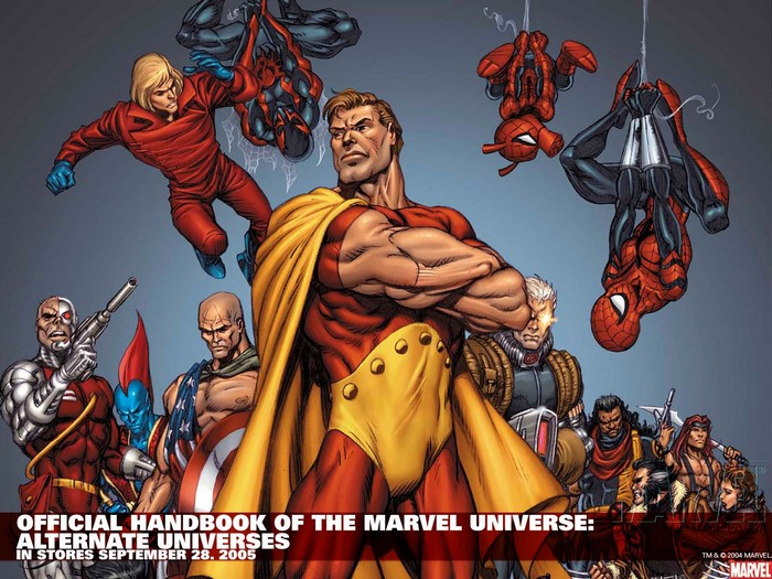 Marvel Characters from Official Handbook of the Marvel Universe: Alternate Universes