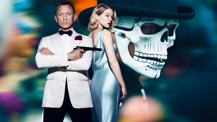 James Bond and Léa Seydoux in Spectre