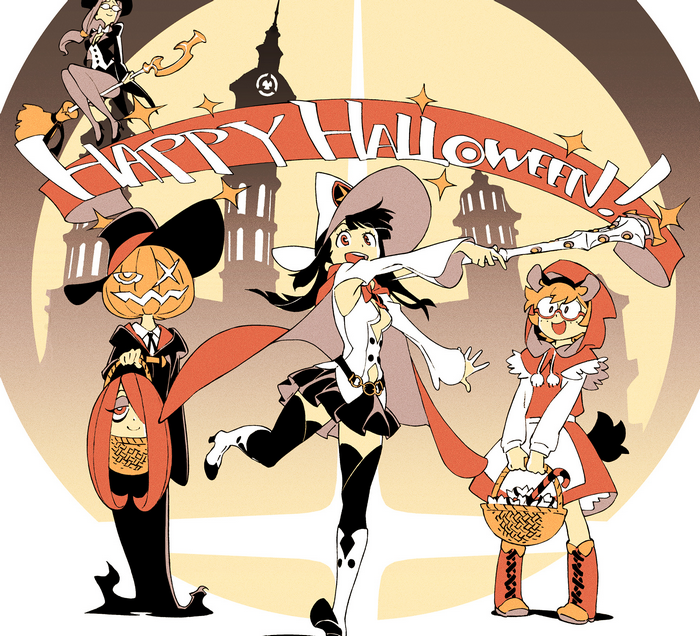 Little Witch Academia Halloween banner