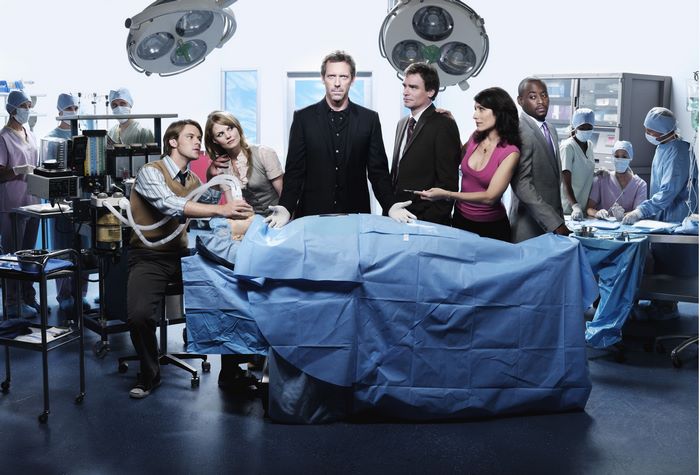 House M.D. cast in operating room