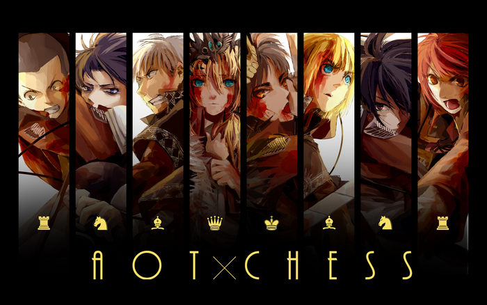 Attack on Titan Chess Characters