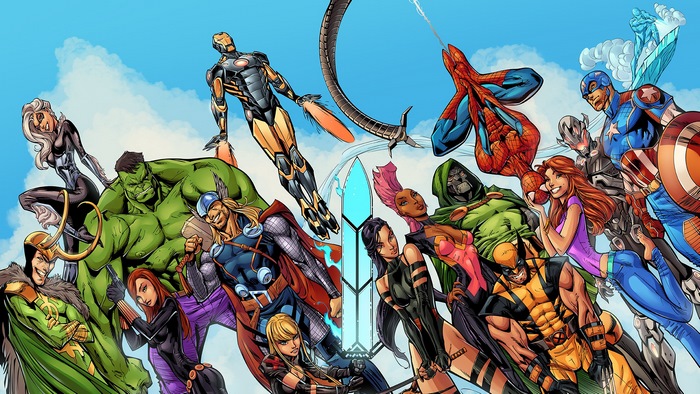 Marvel Superheroes and Villains Assemble