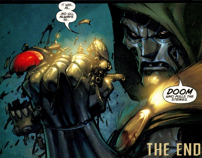 Doctor Doom with a broken device
