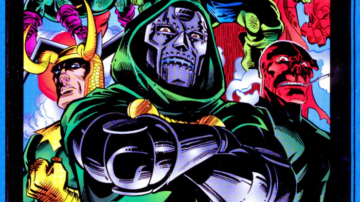 Doctor Doom and villains from Marvel Comics