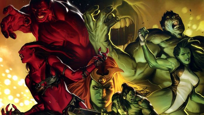 Hulk Family from Marvel Comics