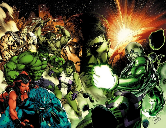 Hulk Family vs. Abomination and The Thing