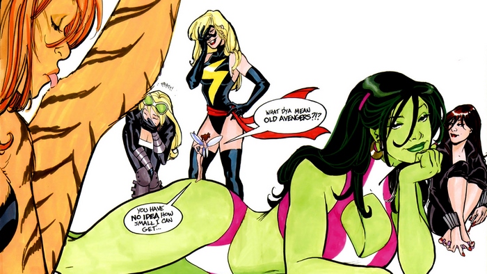 She-Hulk and other female Marvel characters
