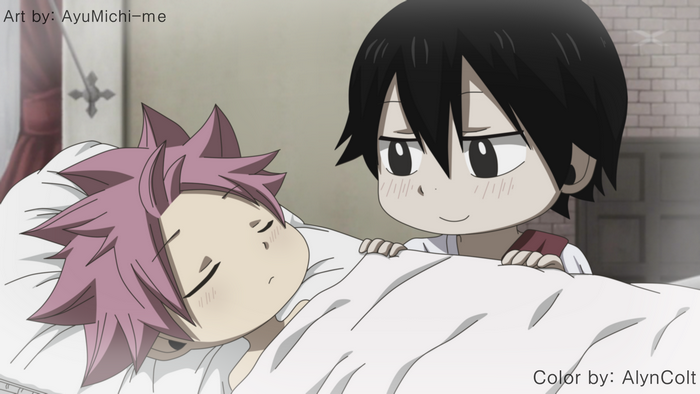 Natsu Dragneel and Zeref Dragneel from Fairy Tail