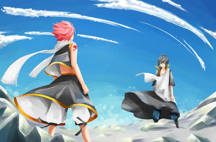 Natsu Dragneel and Zeref Dragneel from Fairy Tail