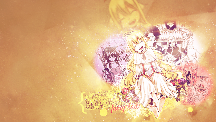 Lucy Heartfilia and Fairy Tail characters