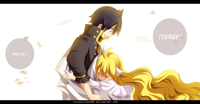 Zeref and Mavis from Fairy Tail