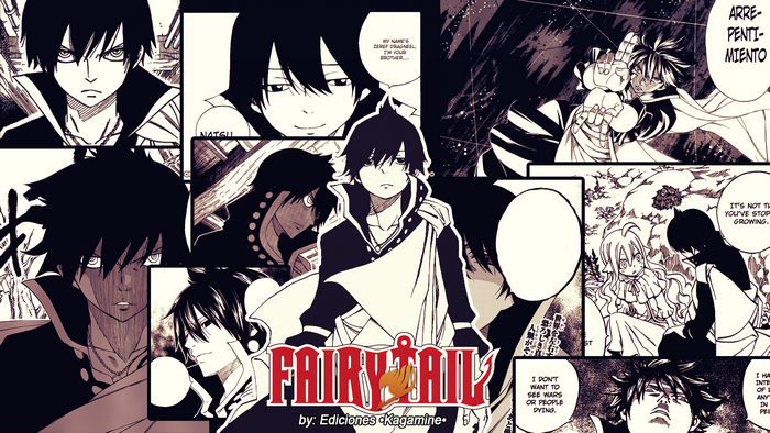 Zeref Dragneel from Fairy Tail collage