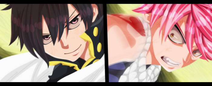 Zeref Dragneel and Natsu Dragneel