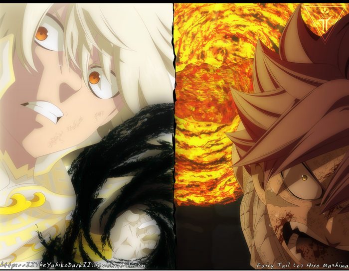 Zeref Dragneel and Natsu Dragneel from Fairy Tail
