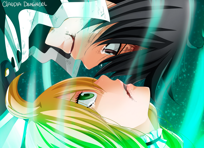 Zeref Dragneel and Mavis Vermillion from Fairy Tail