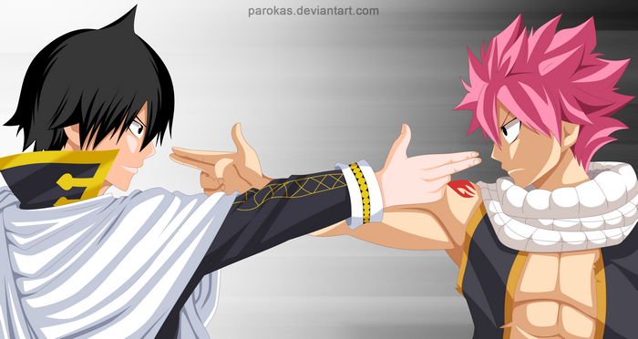 Zeref Dragneel and Natsu Dragneel from Fairy Tail