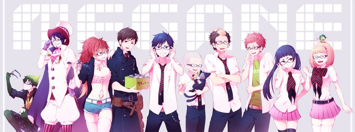 Group of characters from Blue Exorcist