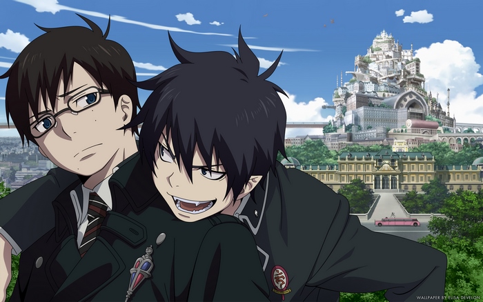 Yukio Okumura and Rin Okumura from Blue Exorcist