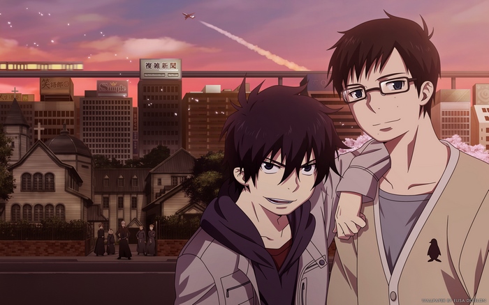 Yukio Okumura and Rin Okumura from Blue Exorcist
