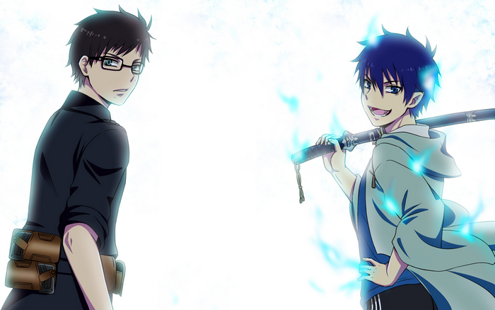 Yukio Okumura and Rin Okumura from Blue Exorcist