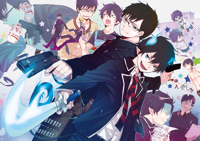 Rin Okumura and Yukio Okumura from Blue Exorcist