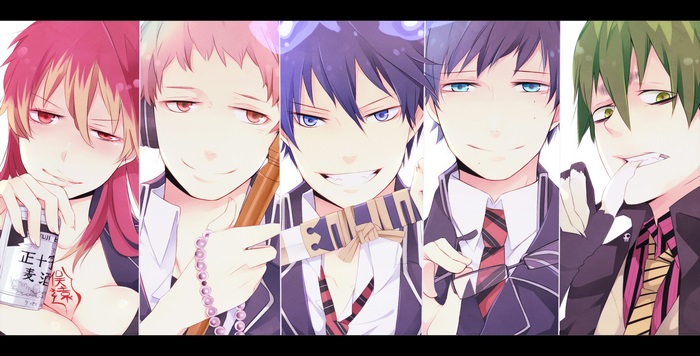 5 Boys from Blue Exorcist