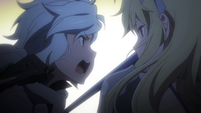Bell Cranel and Ais Wallenstein from DanMachi
