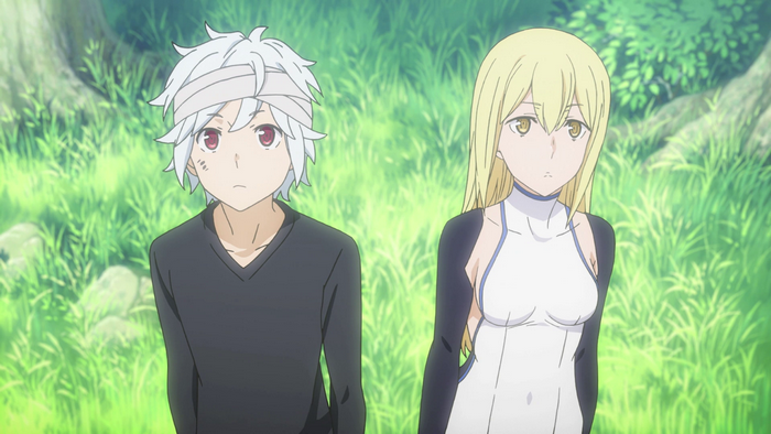 Bell Cranel and Ais Wallenstein from DanMachi