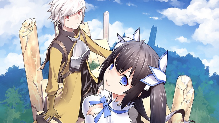 Bell Cranel and Hestia from DanMachi