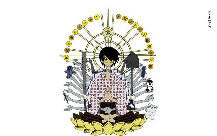 Nozomu Itoshiki with many arms