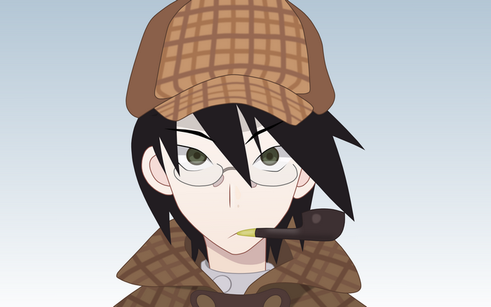 Nozomu Itoshiki with Pipe and Hat