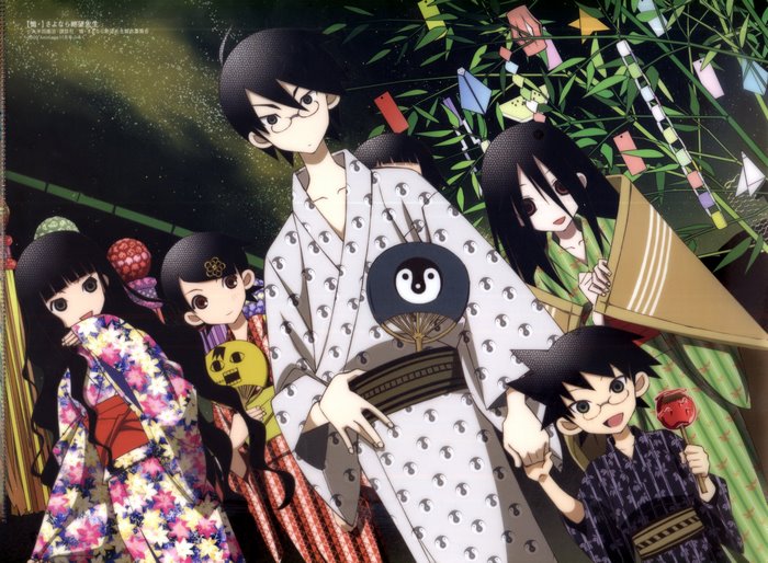 Characters in Yukata at Tanabata Festival