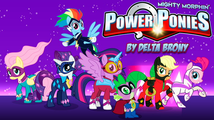 Mighty Morphin Power Ponies by Delta Brony