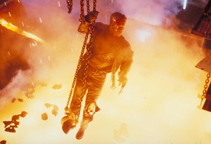 The Terminator in molten metal