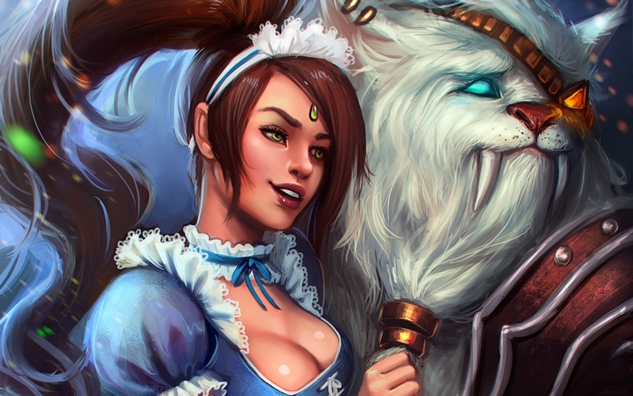 Nidalee and Rengar from League of Legends