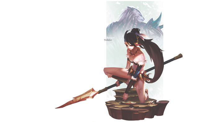 Nidalee and Rengar from League of Legends