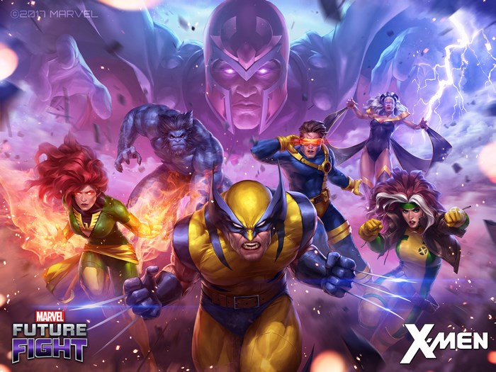 X-Men from Marvel Future Fight featuring Magneto