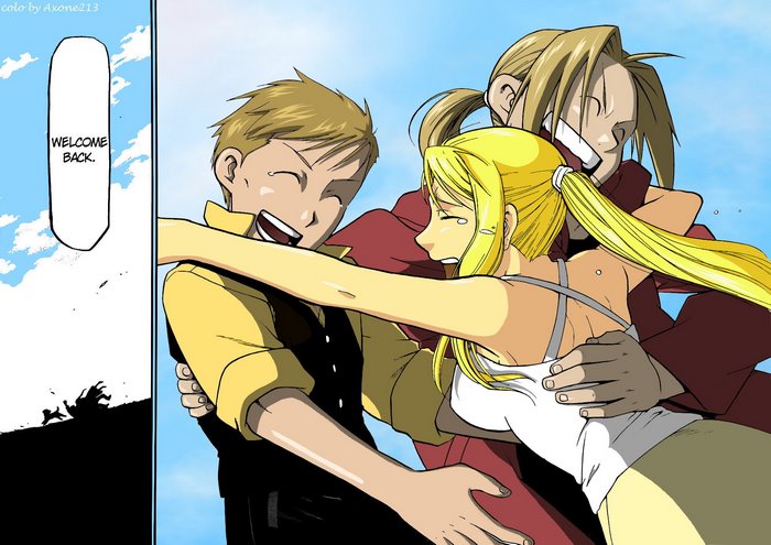 Winry Rockbell and others from Fullmetal Alchemist