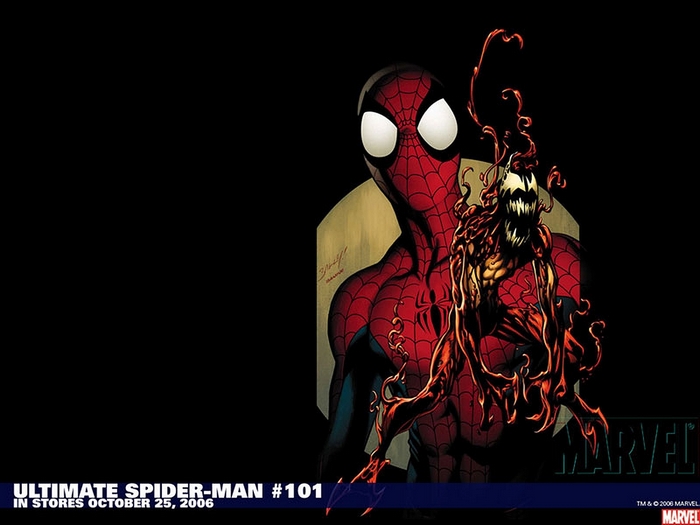 Spider-Man and Carnage from Ultimate Spider-Man #101