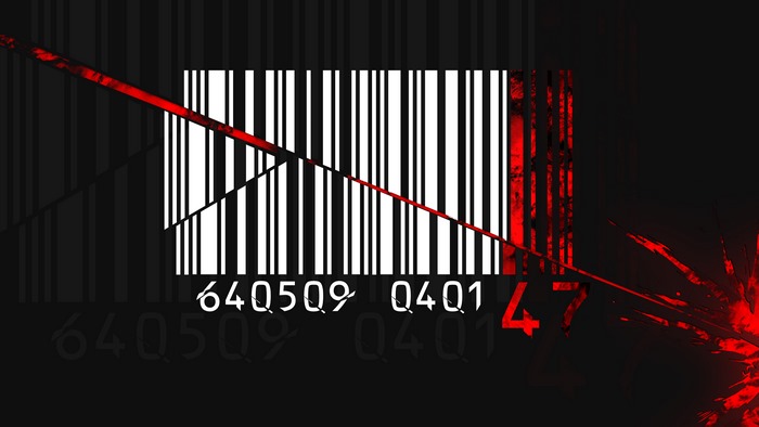 Agent 47 barcode