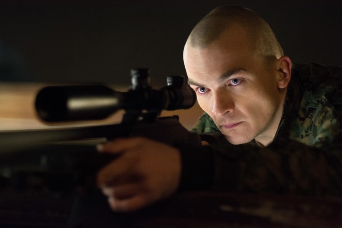 Agent 47 with sniper rifle
