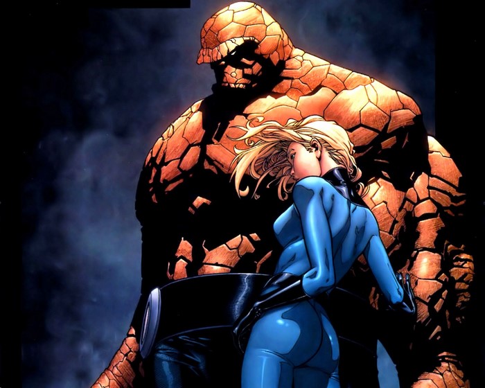 The Thing and Invisible Woman from Fantastic Four