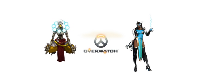 Zenyatta and Symmetra from Overwatch